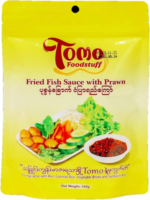 건새우피시소스페이스트 Fried Fish Sauce with Prawn, 1개, 320g