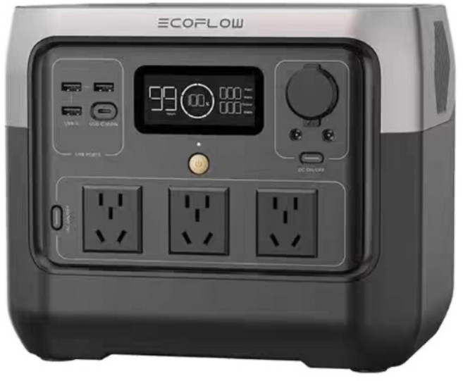 에코플로우 리버 3 Max Plus 리튬인산철배터리 858Wh 최대출력 600W, 리버3