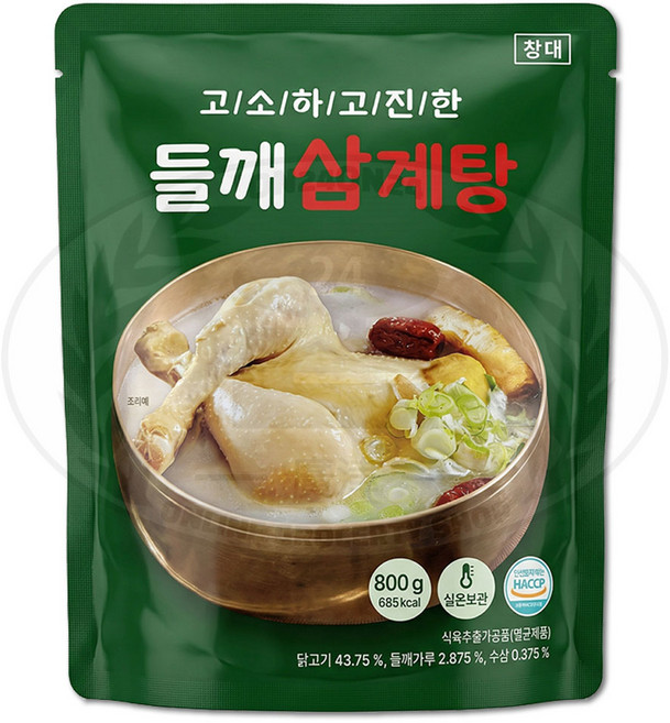 온24 고소하고 진한 창대 들깨삼계탕 실온보관 간편 삼계탕, 5개, 800g