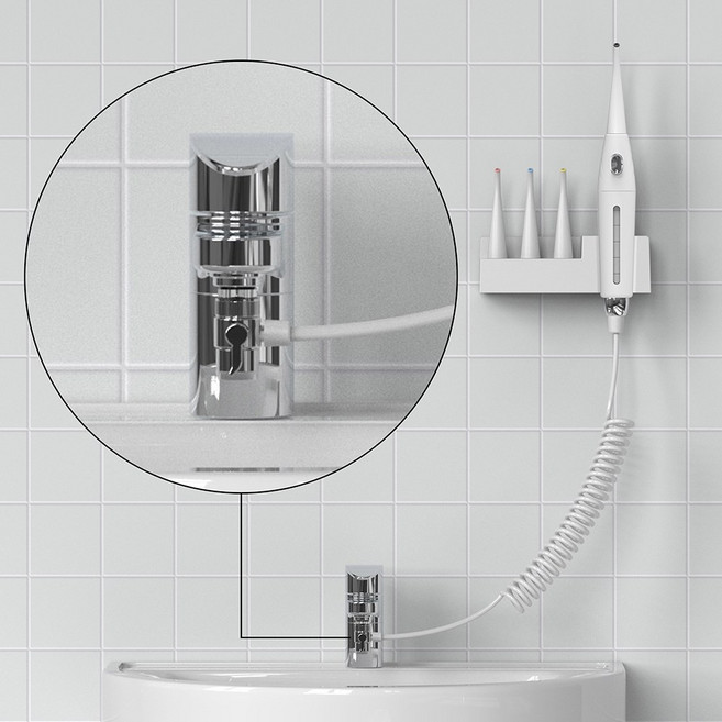 이온폴리스 픽수 직수형 필터 구강세정기 치아 치간 물치실 [리필필터], 세면대형 1개