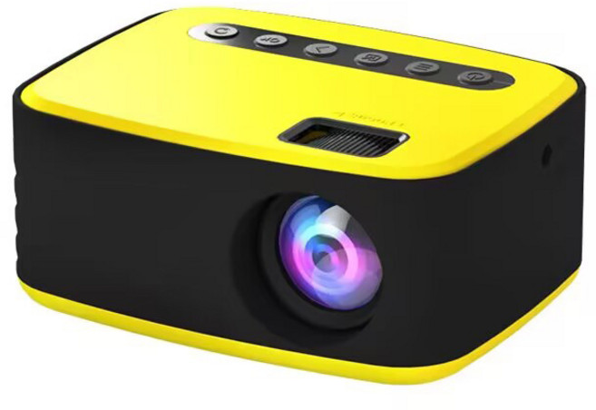 Hengcang 신형 T20 미니 무선 가정용 LED 소형 휴대용 프로젝터 고화질, 일반판, 1개