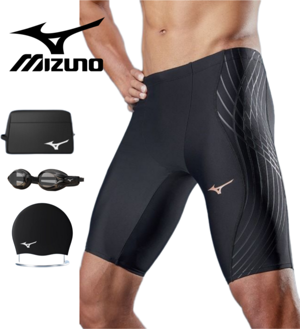 미즈노 남자 수영복세트 5부 실내 강습용 C148
