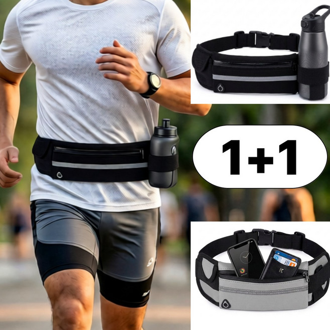 라크텍 강력 고정 러닝벨트 초경량 힙색