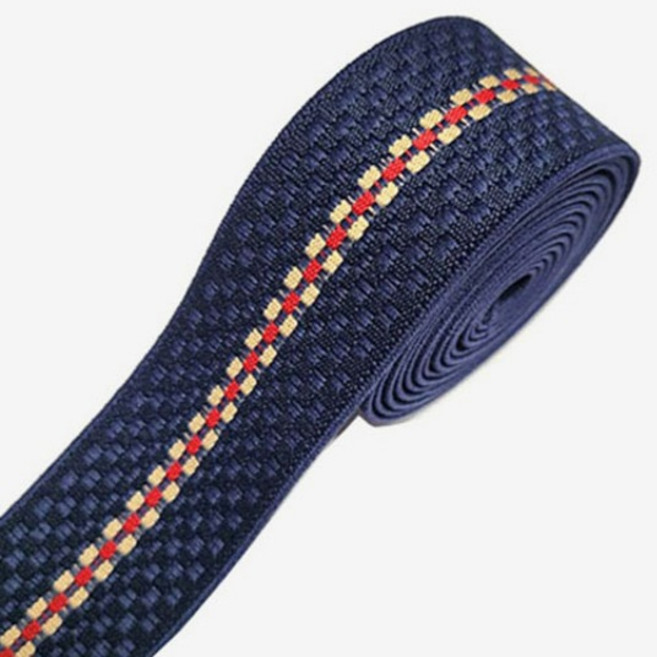 [청라핸즈] 고탄력 허리고무밴드 스판밴딩 45mm 인디블루(16-299), 1개