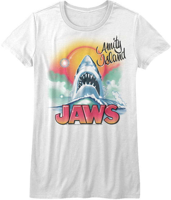 ROCKPANDA Junior Airbrush Jaws 반팔티