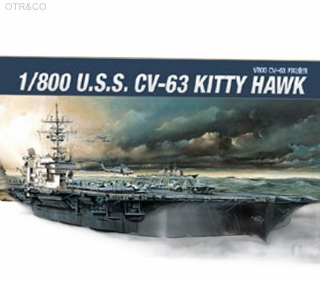 아카데미 1 800 CV 63 키티호크 항공모함 군함프라모델