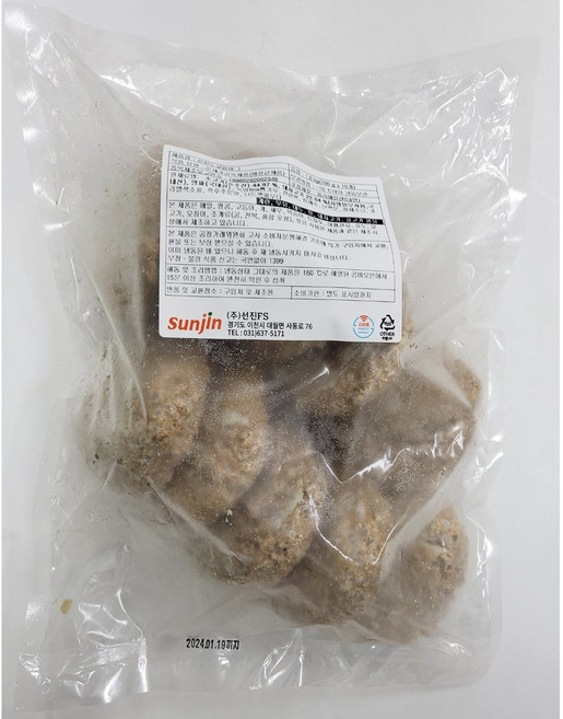 선진 도쿄함바그 1.8kg(180g x 10개입) x 6개, 1.8kg