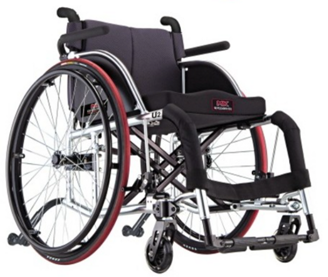 활동형휠체어 수동휠체어 U2(C) 장애인보장구 구입, 일반구매, 400mm, 1개