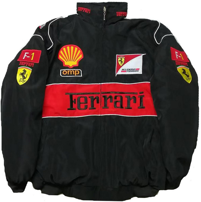 헤이숍 f1레이싱자켓 F1 라이더 바이크자켓 배달 오토바이, 블랙 베이