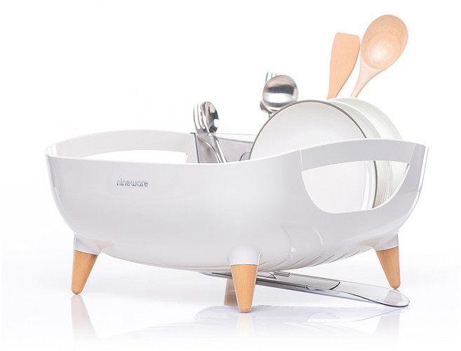 나인웨어 볼륨 식기건조대, 크림화이트, 1개