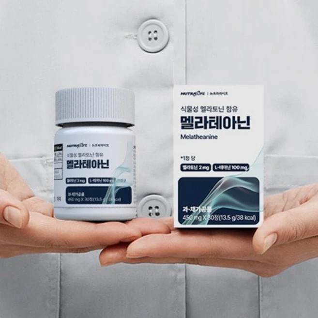 수면건강 식물성 멜라토닌 함유 멜라테아닌(450mg x 30정) 뉴트라라이프, 1, 13.5g - 쿠팡