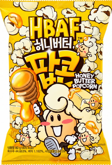 HBAF 허니버터팝콘 (80G), 1개, 80g
