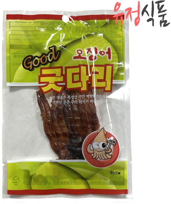 정화식품 오징어 굿다리 17g (무료배송), 30개
