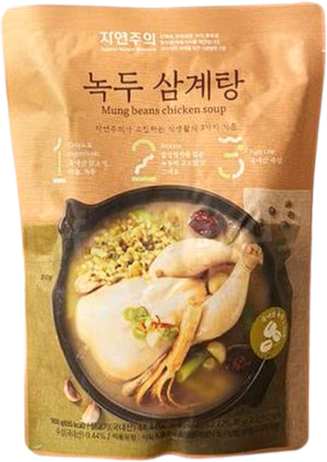 ORGA 녹두 삼계탕, 1개, 900g