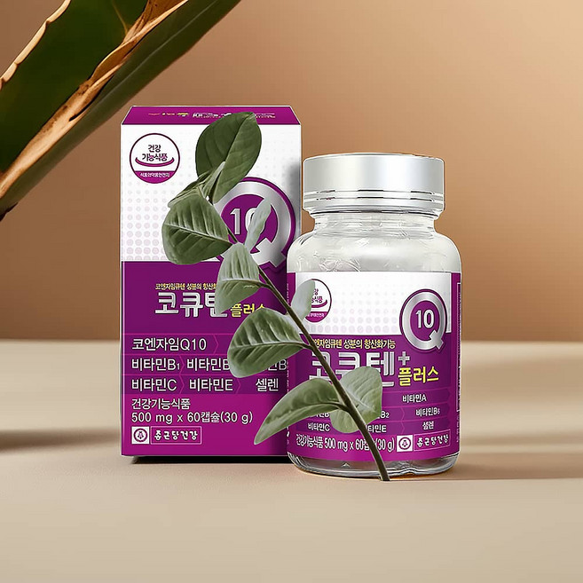 종근당 코큐텐플러스 코엔자임Q10 30g 60캡슐, 1개