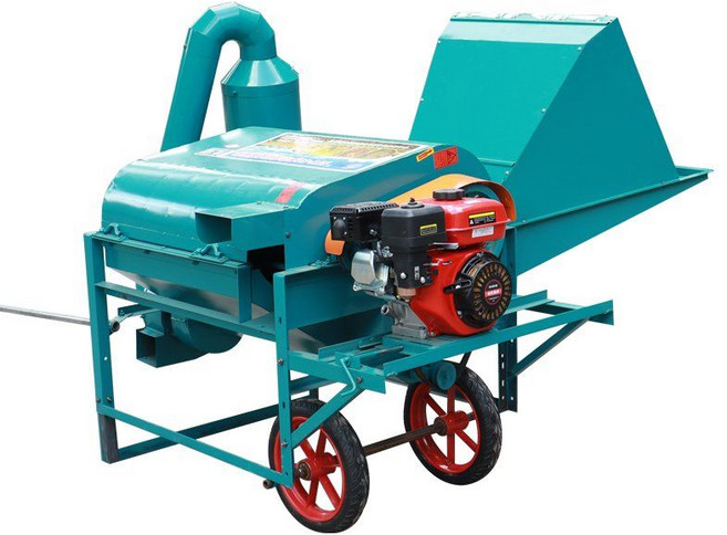 쌀 밀 대두 수수 참깨 다기능 들깨탈곡기 참깨 진동분리기 타작 곡물 기계 도정기 타작기, 1개