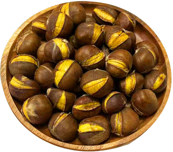 칼집이 나있어 구워먹기 좋은 단밤, 1kg, 2개