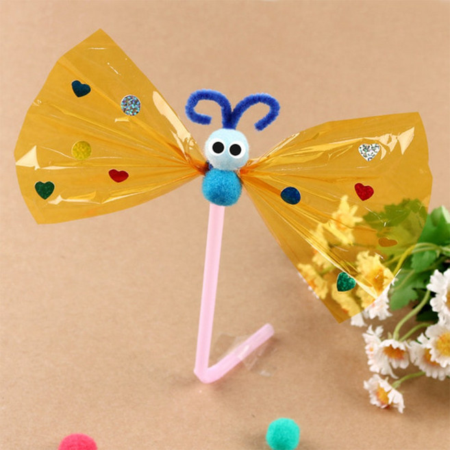 교재 나비피리만들기 / DIY.020 만들기 교육 학습 꾸미기 체험, 혼합색상, 1개