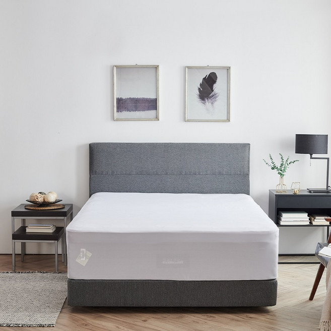 [바르누이] 매트리스 방수커버 화이트 싱글 슈퍼싱글 퀸 킹 1700 1800