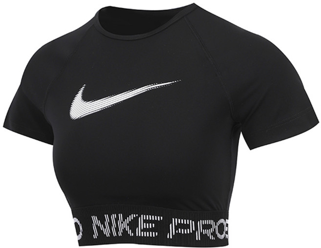 나이키 W 프로 드라이 핏 크롭 GRX 탑 (HV3674-010)