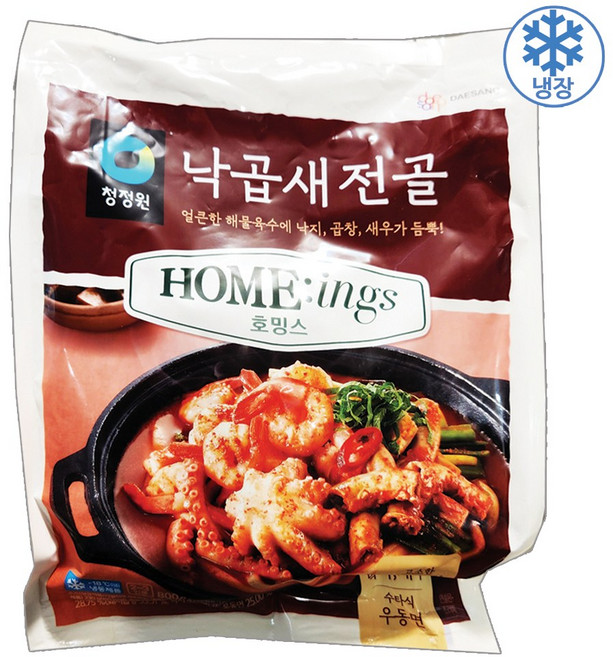 청정원 호밍스 낙지곱창새우전골, 800g, 1개