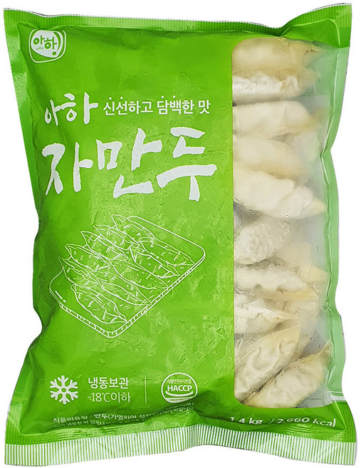 아하식품 자만두 1.4kg 튀김만두, 1개