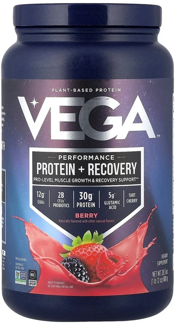 베가 Sport 퍼포먼스 프로틴 파우더 베리 801g(28.3oz), VEG00854, 1개 - 쿠팡
