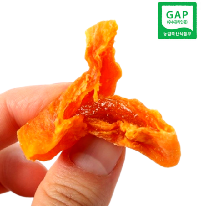 청도대감 떪지않고 달콤쫀득한 씨없는 반시 감말랭이 GAP 고당도, 1개, 250g