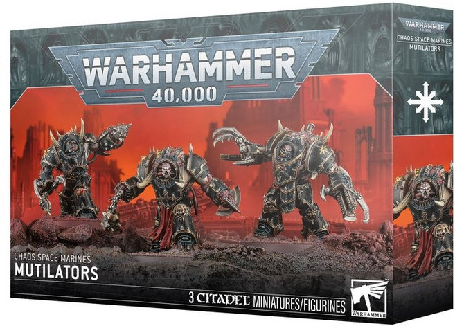 Warhammer 40 000 混沌星際戰士:殘害者 3 模型/人偶組, 1個