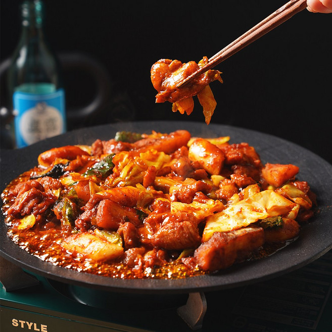 홍익상회 춘천닭갈비 역전닭갈비 택배 캠핑 요리 음식, 수다쟁이밥상 역전닭갈비 500g x 2팩 닭고기 100, 500g, 2개