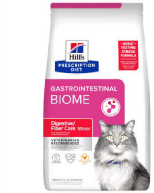 [동물병원직영] 힐스 캣 GI바이옴 가스트로 인테스티널 고양이스트레스 고양이 장질환 고양이설사 변비 처방사료, 1.81kg, 1개, 닭