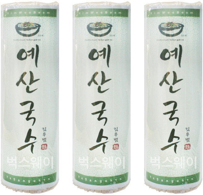 예산국수 중면 1100g, 3개, 1.1kg