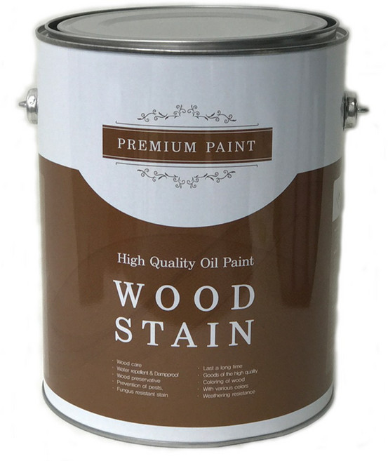 [마이칼라페인트] THE FAMILY 7 프리미엄 오일스테인 우드스테인 4L, 1개, 도토리색