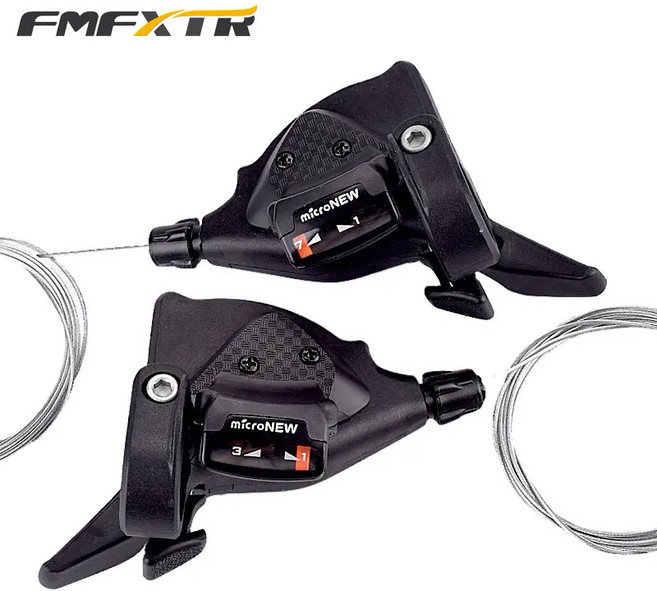 FMFXTR 3단 9단 기어 변속 레버 3x9단 와이어 포함 좌우 세트, 좌우세트, micronew Shifter 3x9s, 1개