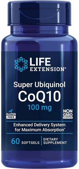 라이프익스텐션 슈퍼 유비퀴놀 CoQ10 100mg 소프트젤, 60정, 3개 - 쿠팡