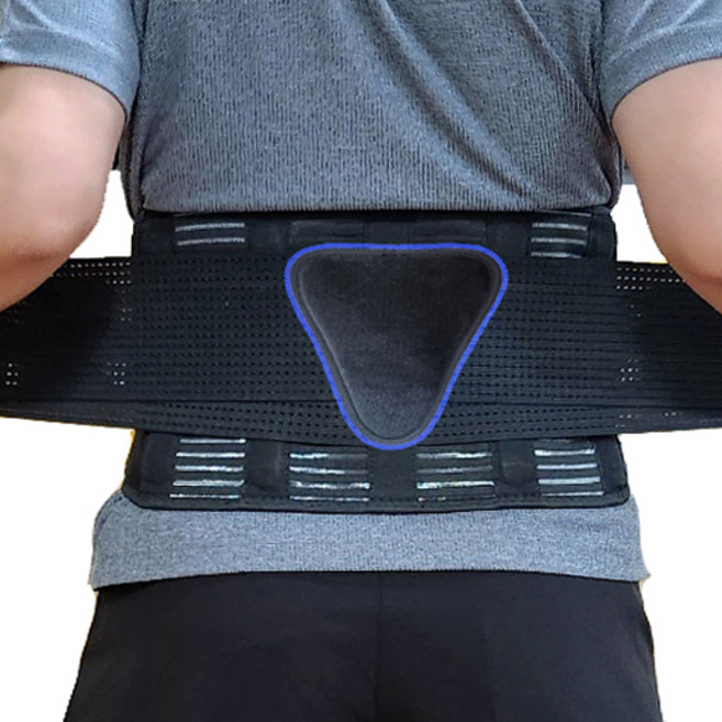 ESPOREX 액티브 허리보호대 허리복대 척추 지지대 벨트, 사이즈 L, 1개