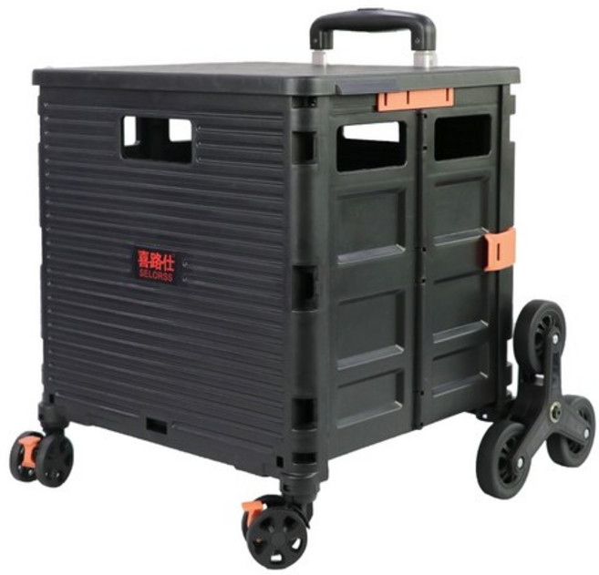 소미아 프리미엄 만능 클라이머 카트 + 뚜껑, black, 1개