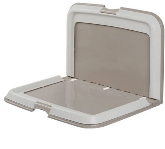 펫블리스 접이식 강아지 화장실 벽면 패드 배변판, 1개, 브라운