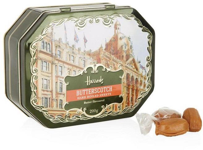 영국 헤롯백화점 헤로즈 Harrods Heritage Butterscotch (200g) 헤리티지 버터 스카치 캔디, 3개, 200g