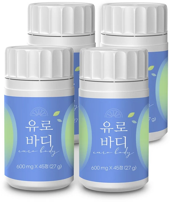 본사출고 유로바디 베르가못, 4개, 45정 - 쿠팡