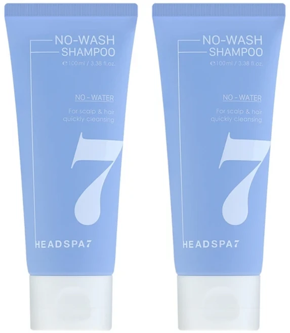 헤드스파7 노워시 샴푸, 2개, 100ml - 쿠팡