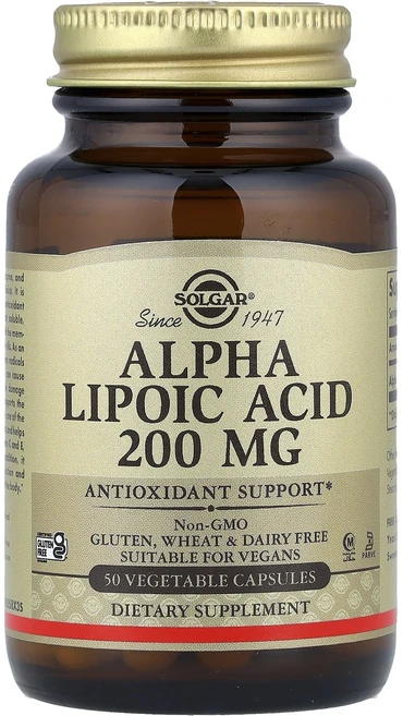솔가 알파리포산 200mg 베지캡슐 50정, 5개 - 쿠팡