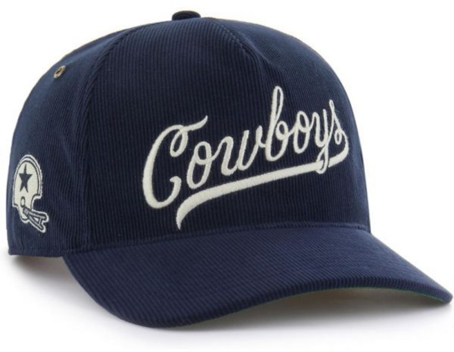 47 남자 NFL 골든 에이지 릴랙스 코듀로이 히치 조절 모자, One Size, Dallas Cowboys/ Navy