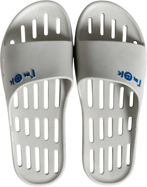 메르카 발등 낮은 물빠짐 미끄럼방지 욕실화, 1개, 그레이