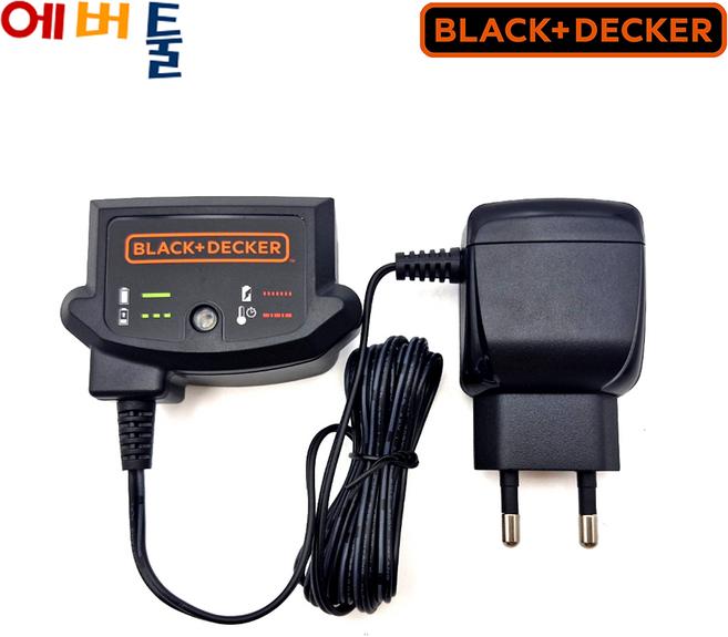 (주문상품) 블랙앤데커 BCHV001 BDCDD12 BDCOS18 BHFEB520 EBCD703 EBCD704 EBDCDC18 EBDCDD12 EBDCHD18 EVO184K 충전기, 1개