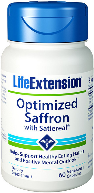 LIFE EXTENSION 優化番紅花素食膠囊, 60顆, 1罐