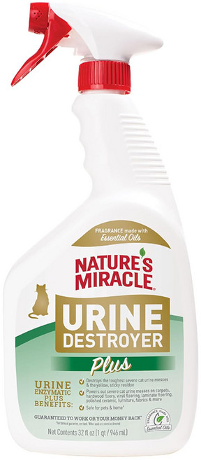 Natures Miracle 네이처스미라클 고양이 소변 제거제 플러스 946mL