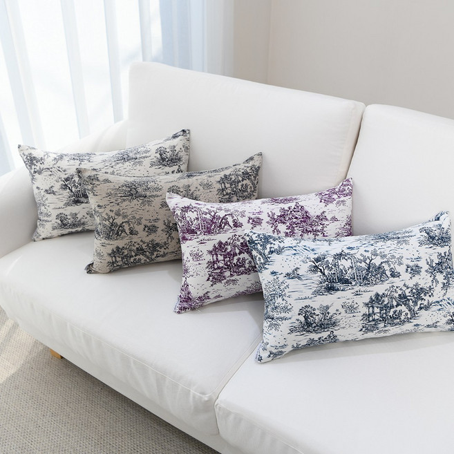 찬미디자인 직사각 쿠션커버 50x30 60x30