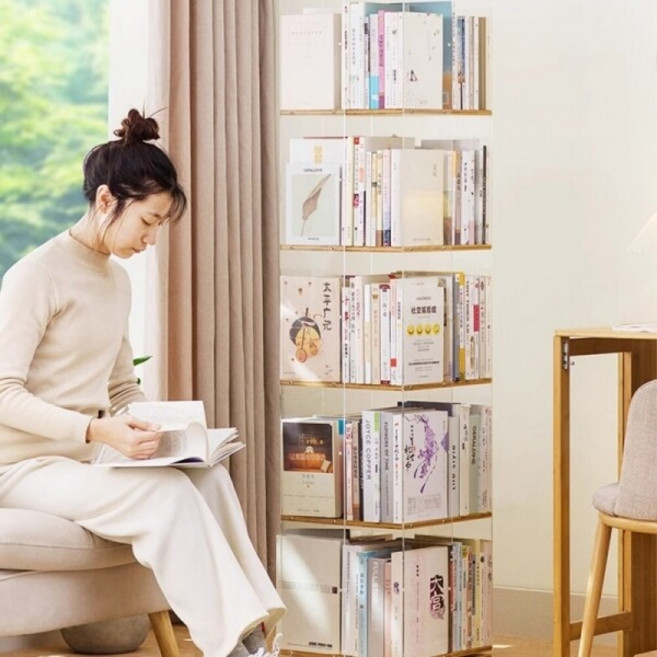 아카디 360도 회전책장 5단, 브라이트, 444단