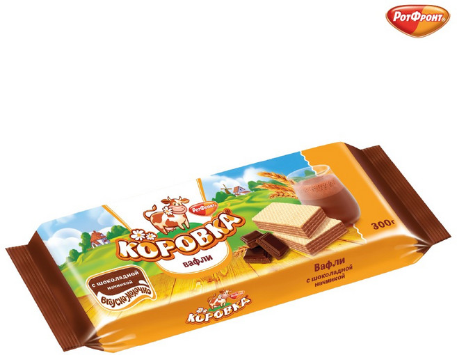 초콜릿 와플 코로브카 로트프론트, 300g, 1개